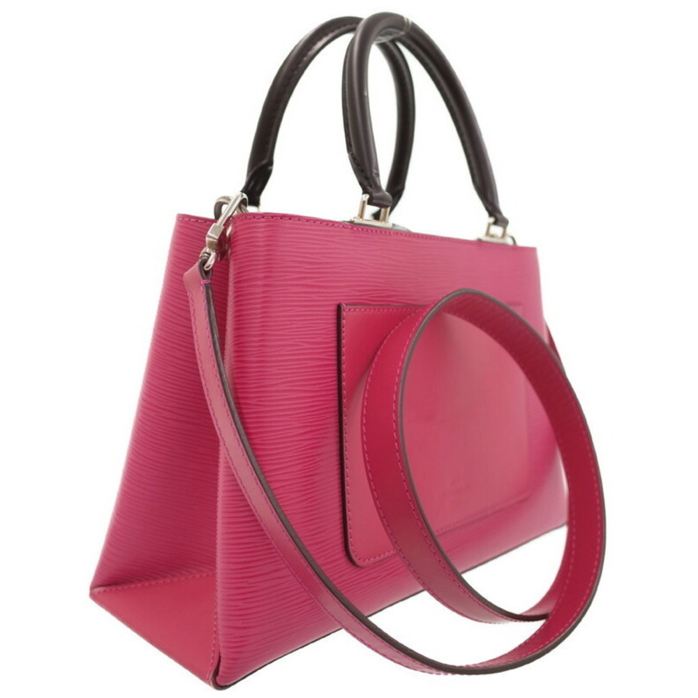Louis Vuitton Bag Leather Shoulder Epi Kleber Pink